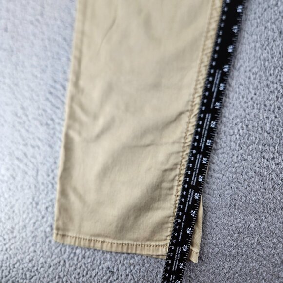 BKE Buckle Pants Mens 32 (33x29) Short Khaki Tyler Straight Chino Stretch - Picture 10 of 15